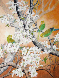 Three-Green-Parakeets.gif